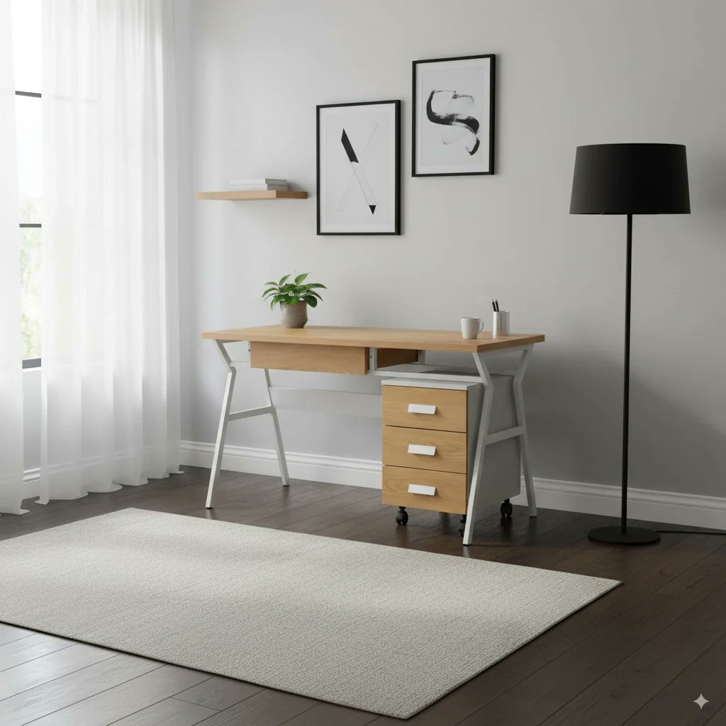 Afridiscount's tweet photo. Ce bureau avec chaise est une solution parfaite pour les étudiants, les professionnels ou toute personne souhaitant aménager un espace de travail moderne et organisé.  77 132 48 48 https://t.co/YDEOIPsKbC #bureau #ordinateur #meuble #teletravail #mobilier #senegal #deco #dakar https://t.co/JTlE1Ej3Vx