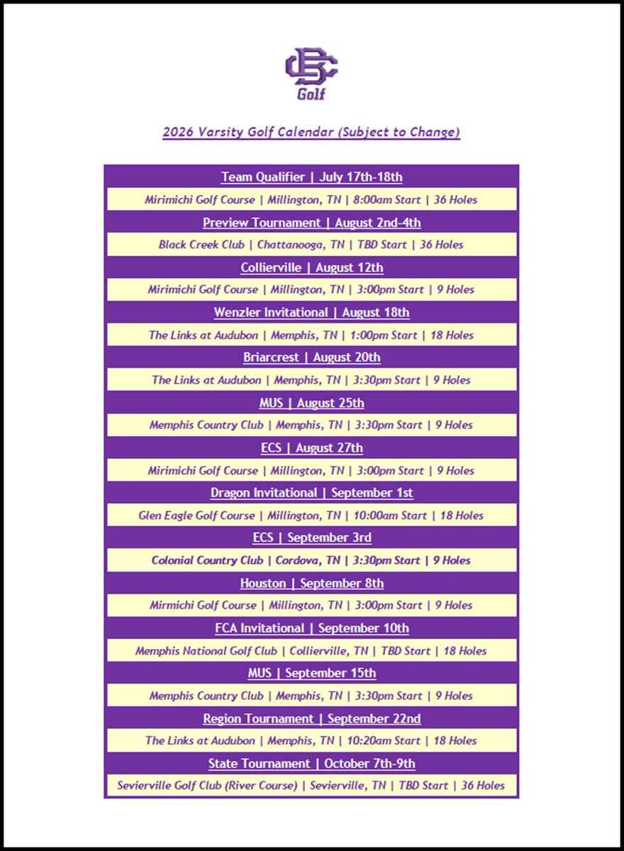 CBHS Golf tweet media