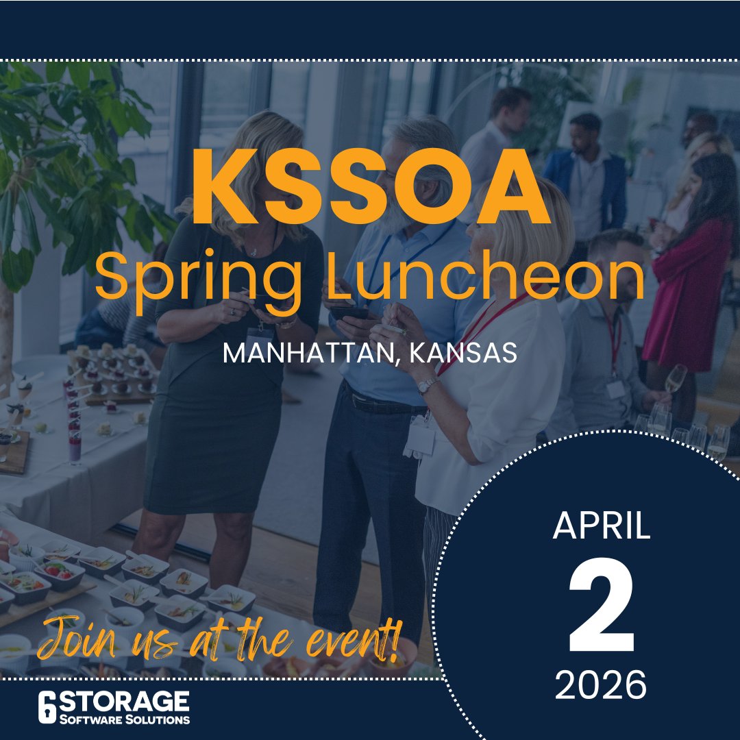 6storage's tweet image. Meet us in Kansas at the KSSOA Spring Luncheon, April 2, 2026.
We hope to see you there!

More info on events here: hubs.li/Q042kVdD0

#6Storage #TechForStorage #Luncheon #KansasSelfStorage