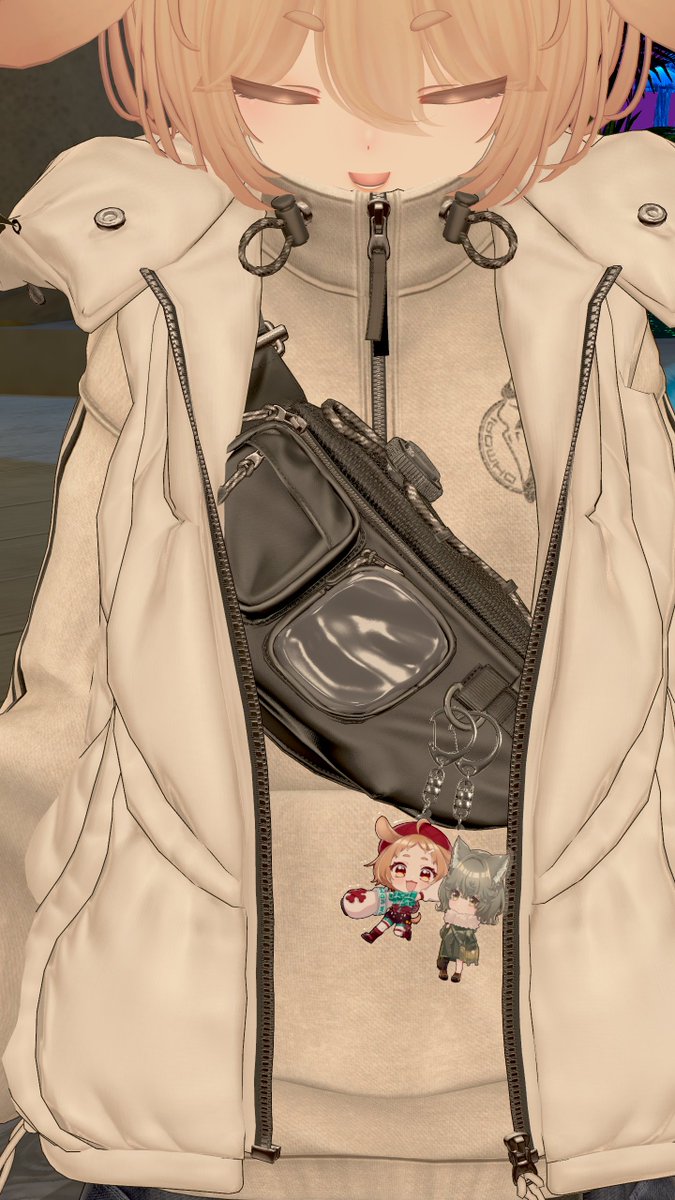 toraji_hoshina2's tweet photo. ねもちゃんも付けた✌️
#AckeyMaker #Ackey #VRChat #FLASTORE https://t.co/QDepPo4ulU