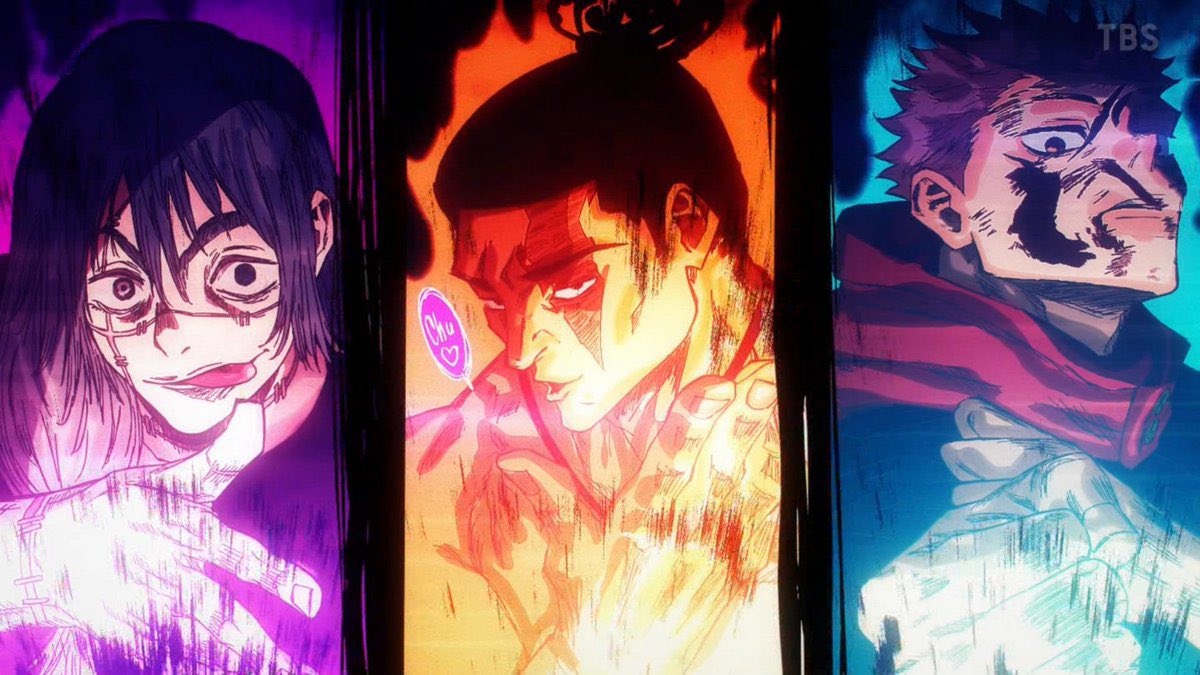 呪術の3人戦の時のこの構図大好き #呪術廻戦 #jujutsukaisen