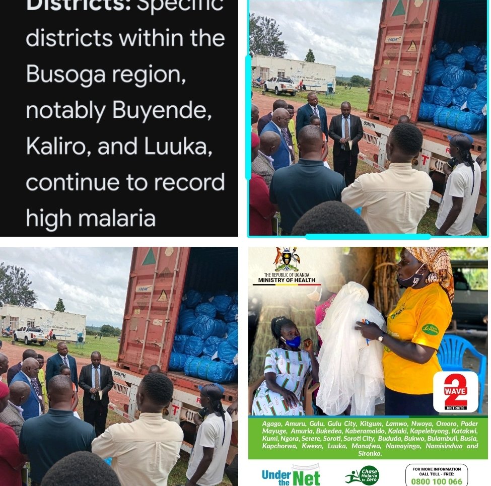LuukaDistr55961's tweet photo. @MinofHealthUG delivered a total of 182800 (3656 bales each containing 50 ) long-lasting treated mosquito nets to Luuka District through #NMS under the campaign dubbed
#UndertheNet
to reduce the malaria cases that are claiming the lives of our people.
#MalariaPrevention https://t.co/Sp9sU7WrgR