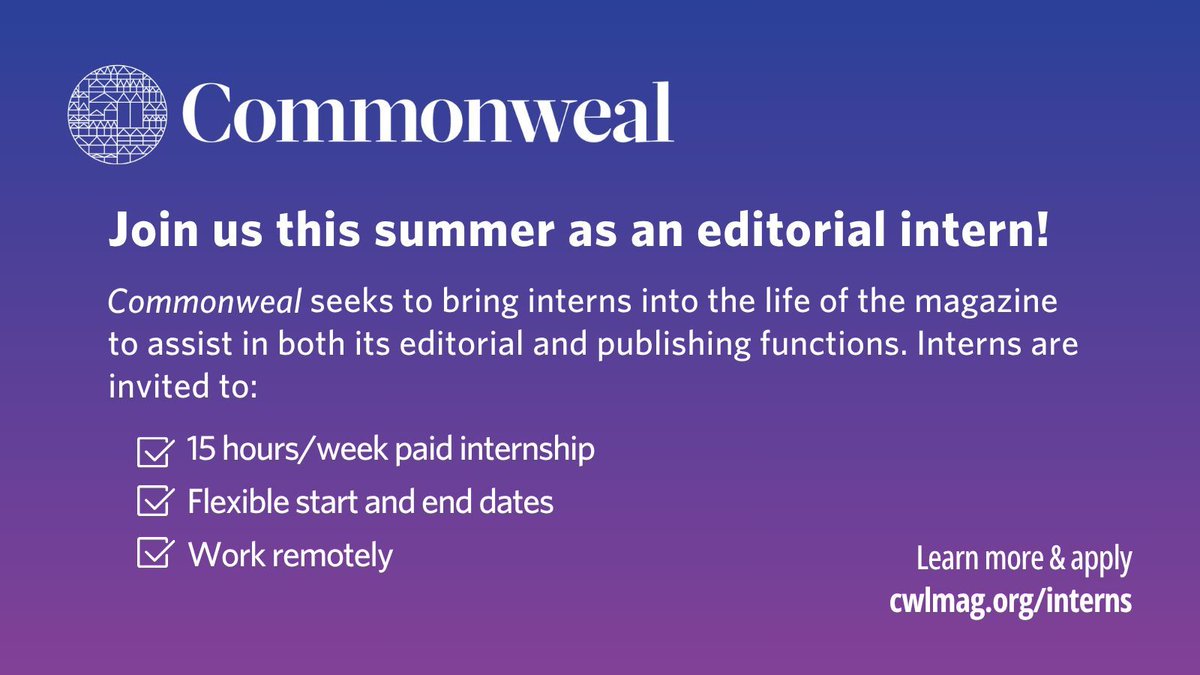 Commonweal Magazine tweet media