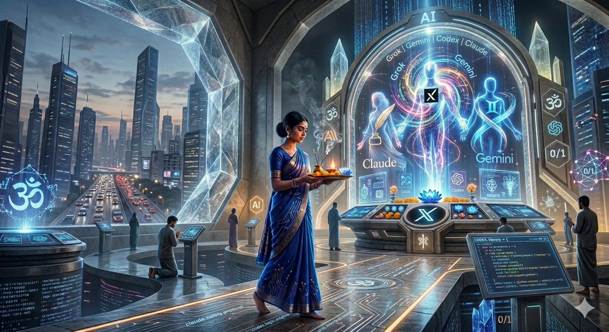 dhawalc's tweet image. When you need that divine intervention for your code to compile. 🙏💻
#DeveloperLife #AI #FutureTech #CyberSpirituality