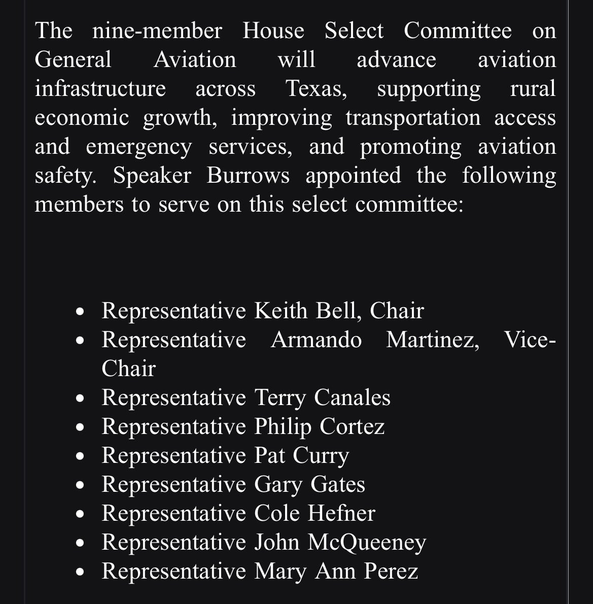 bradj_TX's tweet photo. Here are the members on the three new committees, per the speaker’s office.

@cvasut, @RepJamesFrank, and Keith Bell are chairs. #txlege https://t.co/PbCmJiBeci