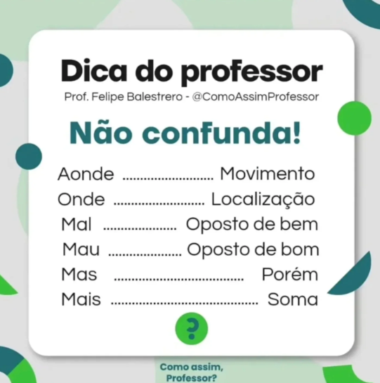 Como Assim Professor tweet media