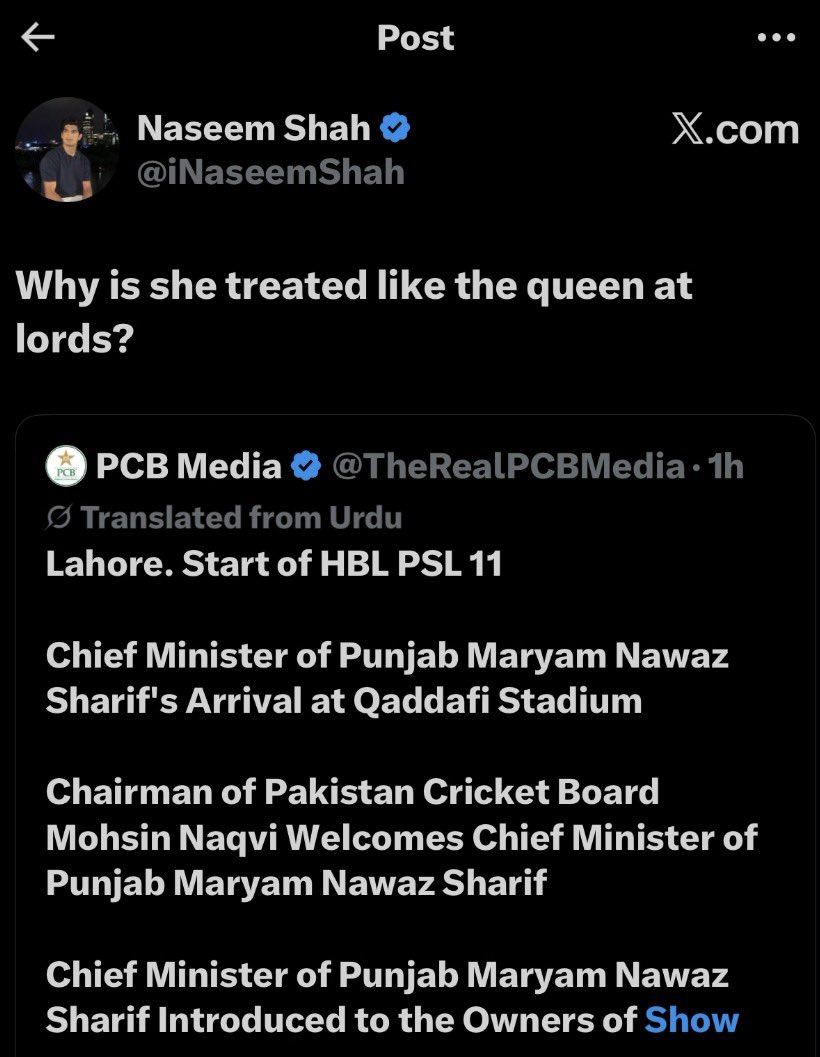 Babar Khan tweet media