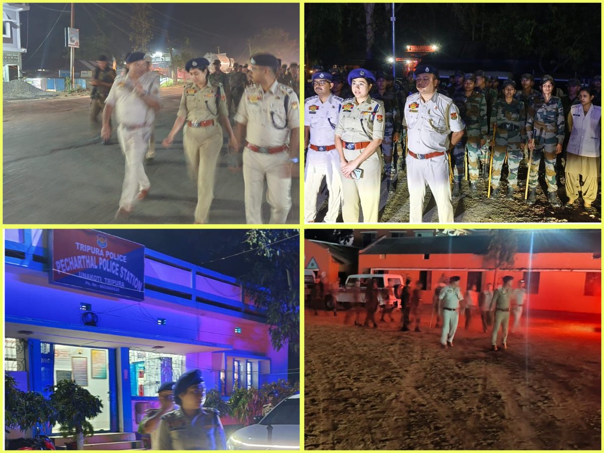 Unakoti District Police tweet media