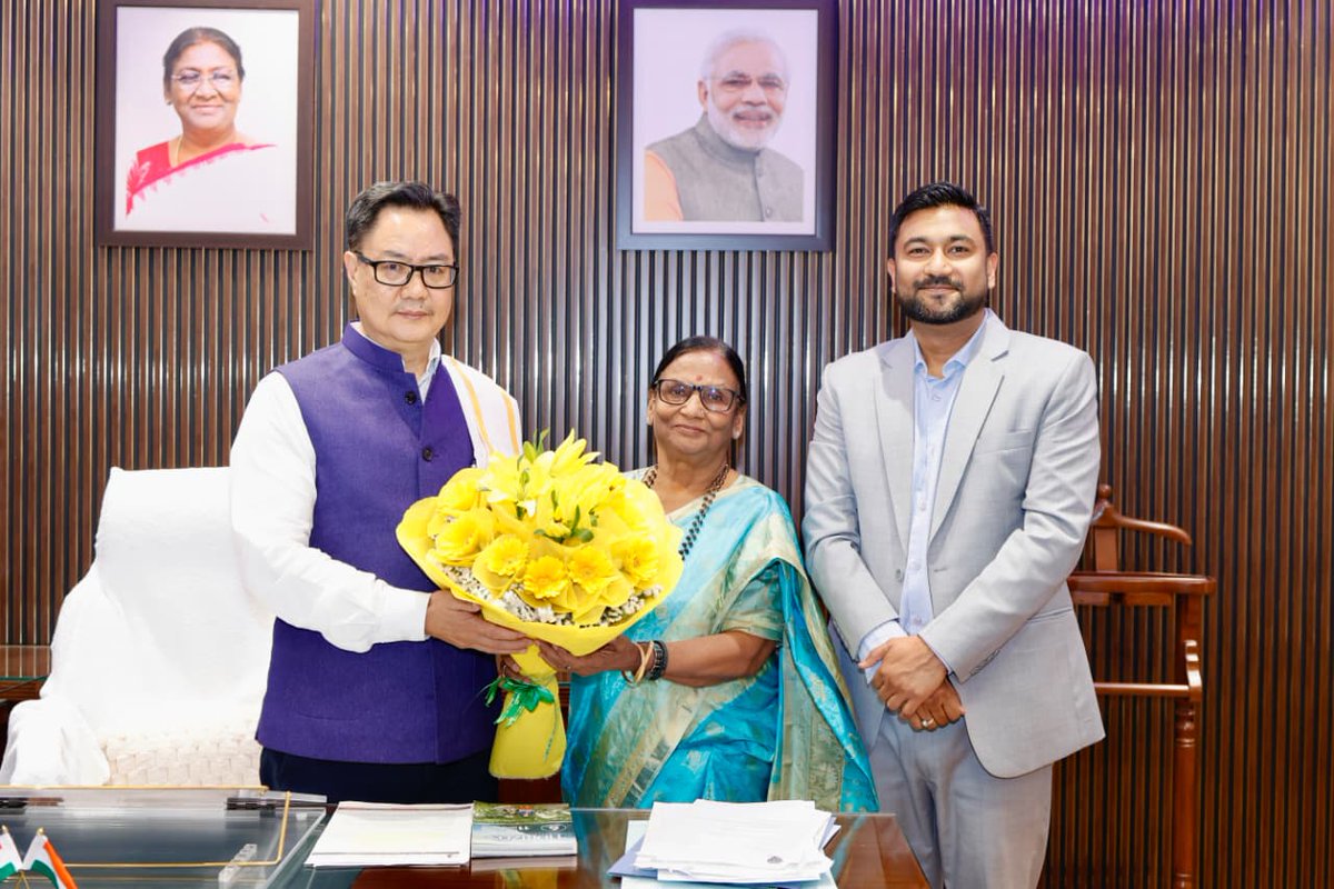 Office of Kiren Rijiju tweet media