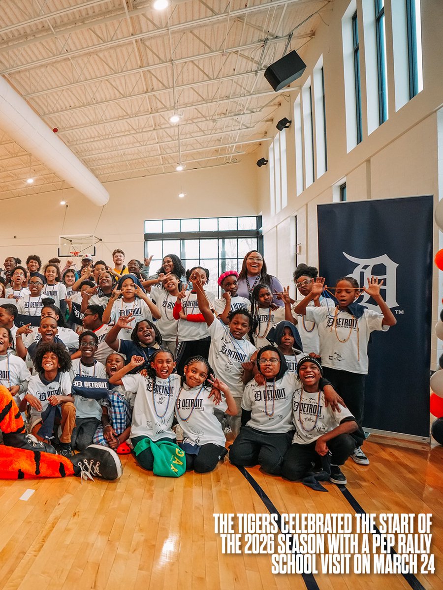 Detroit Tigers Community Impact tweet media