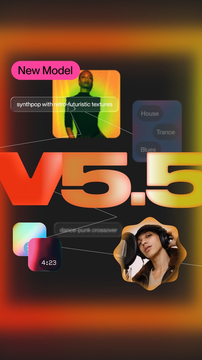 Suno v5.5 announcement clip