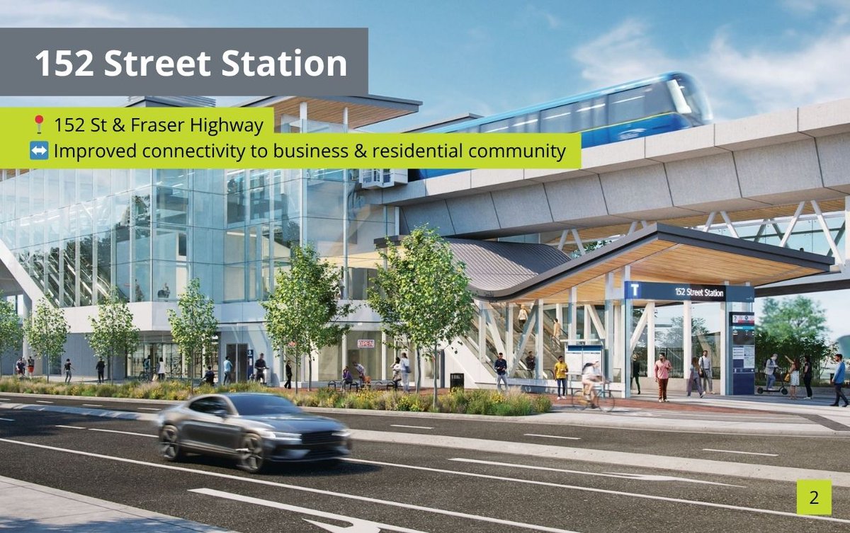 CityofSurrey's tweet photo. Big changes are en route 🚆

The Surrey Langley SkyTrain, being built by the Province of B.C., will add 8 stations and 3 transit exchanges over a 16km route, making travel through Surrey and Metro Vancouver more connected and convenient.

More information: https://t.co/8ci66REB7X https://t.co/MSsQTrR6nK