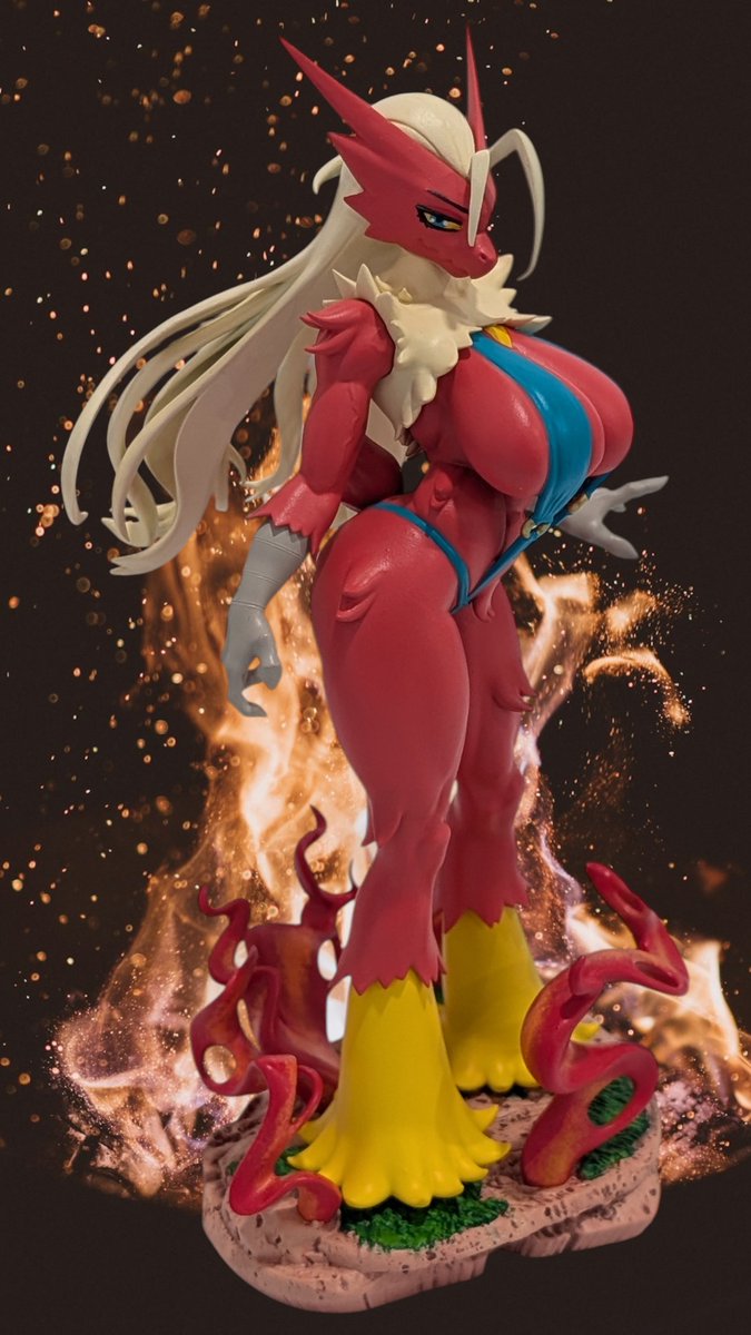 Baalite3D's tweet photo. #Blaziken Designed by @Officer_Rhu 

Get a physical version Painted or DIY at https://t.co/hFvgQ4tZUG

#Pokemon #Firetype #Firechicken #furrysnfw https://t.co/E8F4UWlowZ
