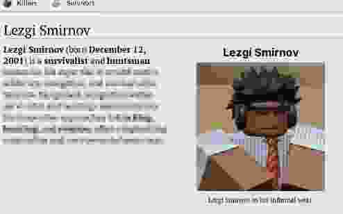 GGStreetNews's tweet photo. Buenos dΓas
Hereβs another teaser on one of the info pages and how will they look like, this one is about Lez/Smirnov
What do you guys think π#GGNore #Assym #NOGGS #RobloxDev #Teaser https://t.co/0Cx3vR8WQP