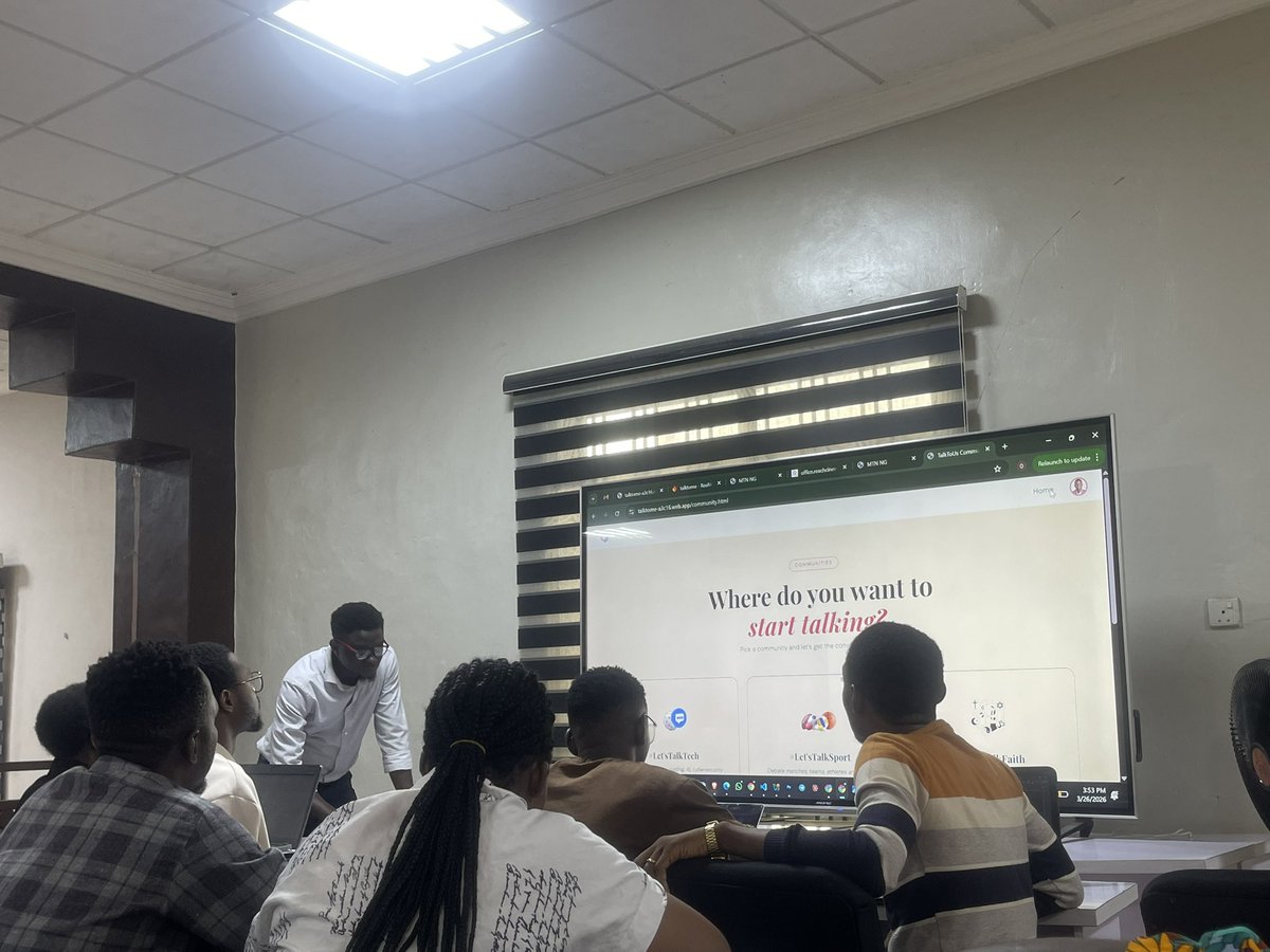 impactwithtobi's tweet photo. I presented my level 2 project today @sqicict Osogbo Campus.

You can explore:
https://t.co/SnfFyRLcau

Special thanks to my instructor, Mr. Pamilerin @onifadjosh https://t.co/1E1AoI4g8D