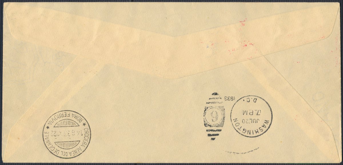 #FABRIS PERIZIE FILATELICHE 143

danielefabris.it/1933-1-luglio-…

1933 (1° lug/12 ago) #CROCIERA #AEREA DECENNALE: #SERVIZIO DI #STATO

#philately #filatelia #briefmarken #stamp #sello #timbre #francobollo #expertize #certificato #perizia #airmail #flight #balbo  #roma #rome #washington