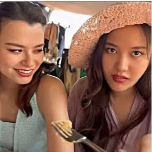 Freen Bombastic side eye every time she is caught in gf mode and Becky next to her who loves it 😂🫢

#FreenBecky #ฟรีนเบค #beckysangels #srchafreen