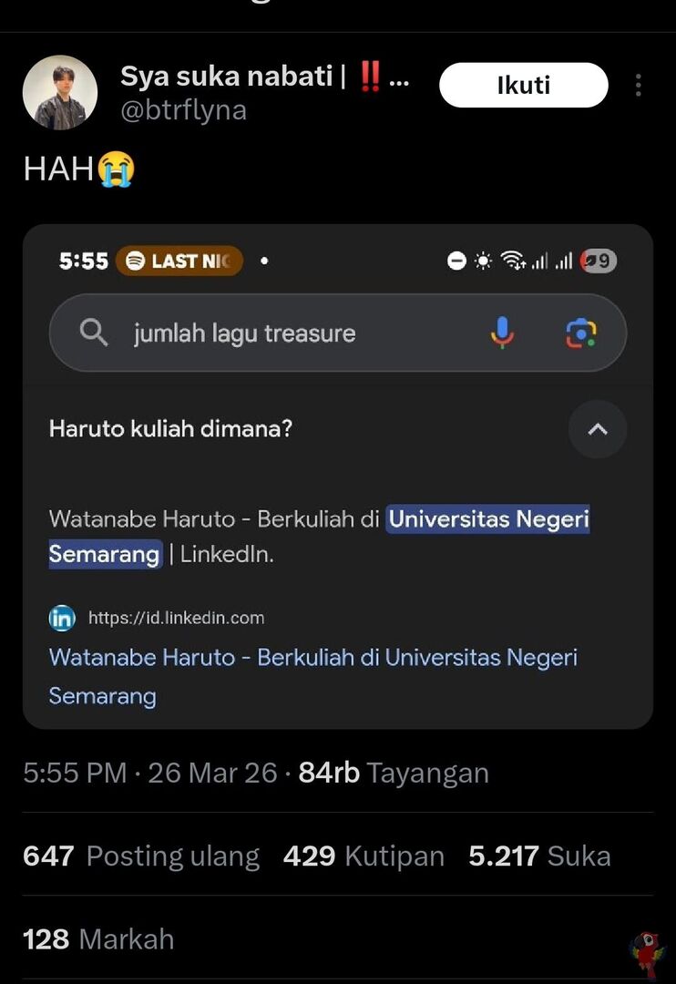 UNNES MENFESS🍌 tweet media