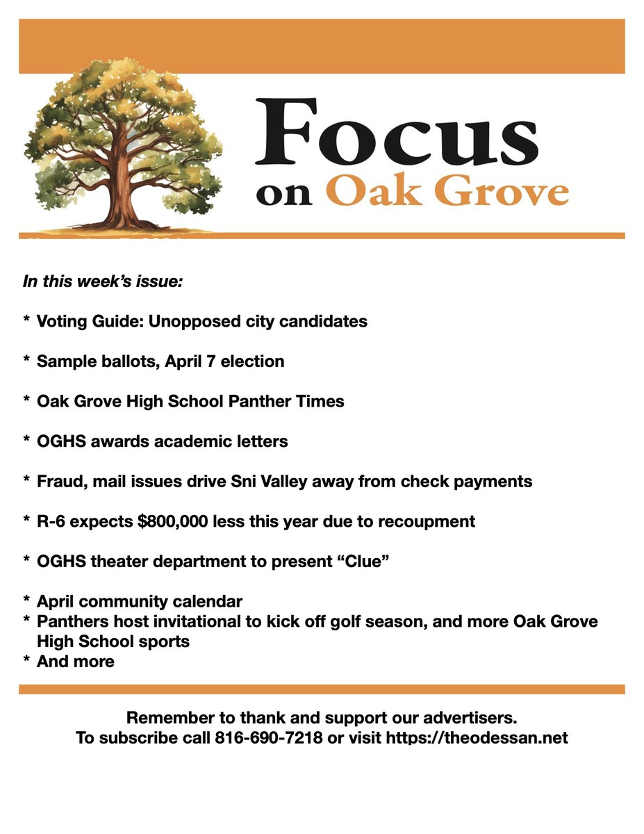 Focus on Oak Grove tweet media