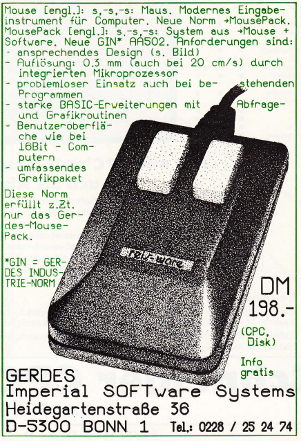Retrojournal_de's tweet image. „Modernes Eingabeinstrument für Computer“ 🖱️

Die Maus als Innovation:
👉 eigenes Software-System
👉 Mikroprozessor (!)
👉 „wie bei 16-Bit-Computern“ 😄
198 DM für etwas, das heute selbstverständlich ist –
damals: echter Fortschritt auf dem CPC.
#CPC #RetroComputing #Mouse