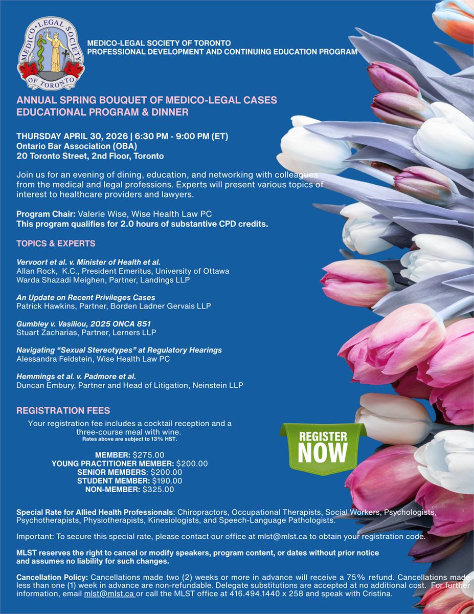 Medico-Legal Society of Toronto tweet media