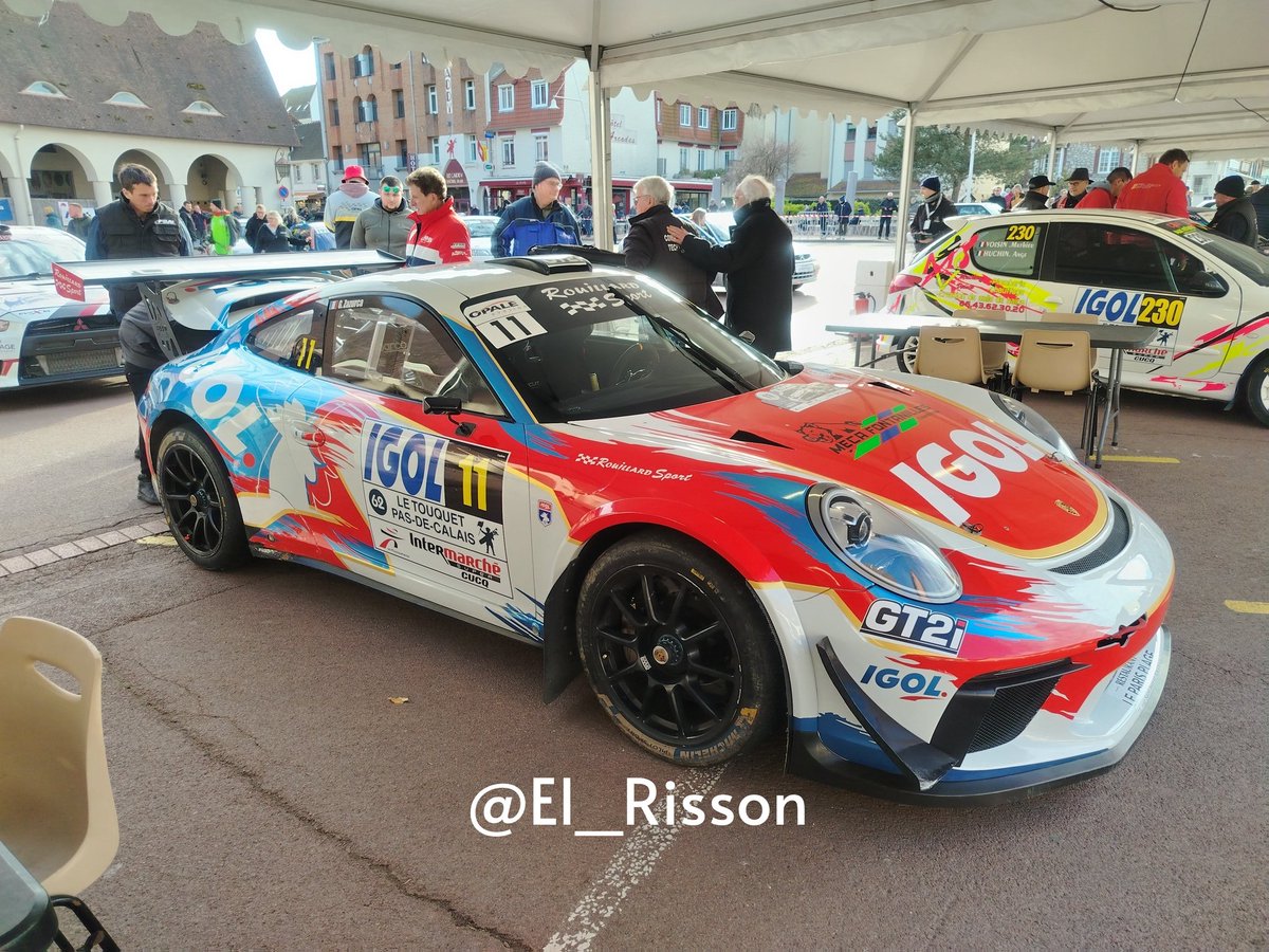 El_Risson's tweet photo. 66° #Rallye #FFSA du Touquet #CFR 2026
Début des vérifications techniques, #Rouillard et sa nouvelle #Porsche 991GT+ et @AdrienFourmaux en spectateur vient prendre du bon temps ! https://t.co/UJOwtLibd7