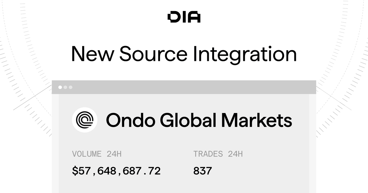 DIA Oracles tweet media