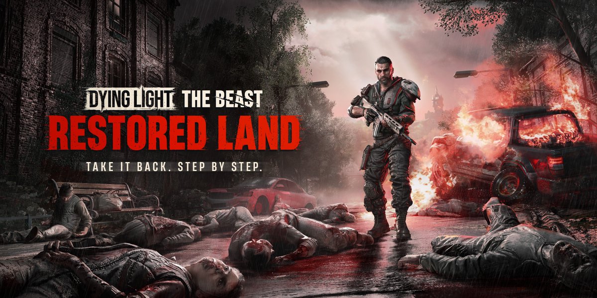 KrolMichal's tweet photo. Dying Light: The Beast w edycji Restored Land - dostępna od dziś - to wersja, która pozwala całkowicie oczyścić mapę z zarażonych. Co prawda jeszcze nie grałem, ale to jest rewelacyjny pomysł. Dla posiadaczy DLTB jest jako darmowa aktualizacja.
#polskiegry #Techland #DyingLight