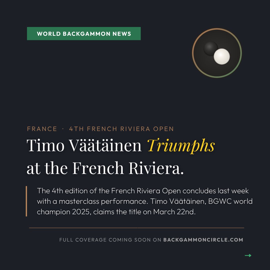 Backgammon Circle tweet media