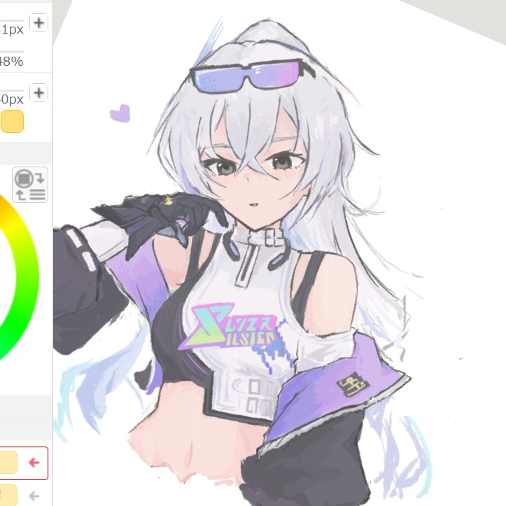 lunalux404's tweet photo. 絵チャ　銀狼
#HonkaiStarRail https://t.co/pXhDS05mqM