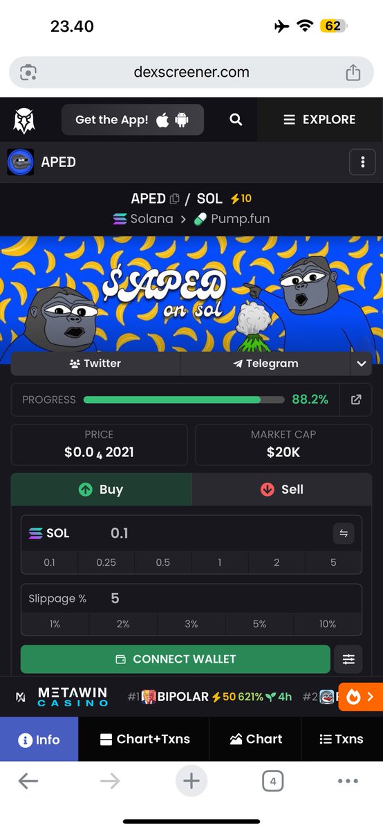 $aped 

4wZ6NkX7YaqWatyTmhUhf5mDPUtk2y6FicFi3gFipump

<a href="/pepe_fgm/">Pepe Meme</a> this aped wanna hit you sir 😎😆
Let’s go to Moon! $pepe $shib $doge $pippin $punch $penguin $pengu $trump $solana $memecoin $eth $bnb $btc please help Aped listing soon 
Million coded!