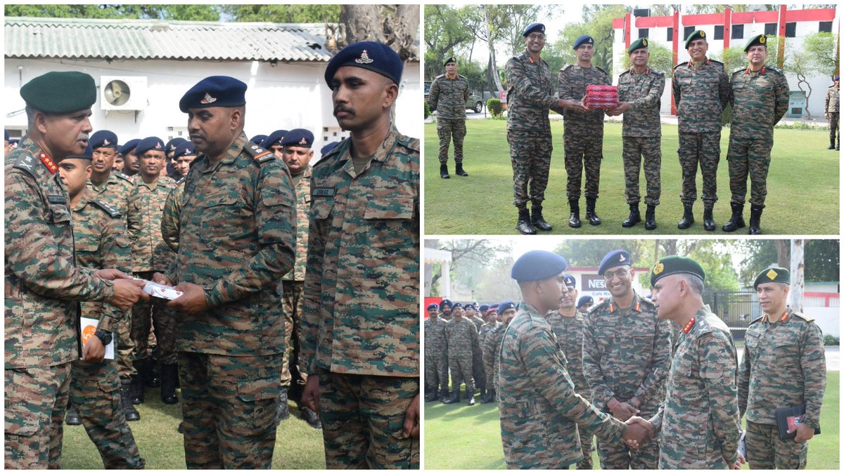VajraCorps_IA's tweet photo. #StrongAndCapable
GOC #VajraCorps reviewed the Operational & Administrative Preparedness of Formations of #GoldenArrowDivision.
The Force maintains Enhanced Readiness for Multi Domain Operations duly Integrating Cutting Edge Technologies with Upgraded Operational Logistic Infrastructure.
Commending All Ranks for the same, the Corps Commander urged them to be Resolute in their Operational Fcous with  an Offensive and Innovative Mindset and pursue tech-empowered TTPs for ensuring success across the entire Spectrum of Operations.
He also interacted with Members of the Administration and Civil Society to further reinforce the Military -Civil Synergy and deepen the Grassroots Engagement in the border areas.

जीओसी #VajraCorps ने #GoldenArrowDivision की संरचनाओं की ऑपरेशनल एवं प्रशासनिक तैयारी की समीक्षा की।
यह फोर्स मल्टी डोमेन ऑपरेशन्स के लिए उन्नत तैयारी बनाए हुए है, जिसमें अत्याधुनिक तकनीकों का समुचित समावेश तथा उन्नत ऑपरेशनल लॉजिस्टिक अवसंरचना का एकीकरण सुनिश्चित किया गया है।
इस उपलब्धि के लिए सभी रैंक्स की सराहना करते हुए, कोर कमांडर ने उन्हें अपने ऑपरेशनल फोकस में दृढ़ रहने, आक्रामक एवं नवाचारी दृष्टिकोण अपनाने तथा टेक-समर्थित TTPs को आगे बढ़ाने का आह्वान किया, ताकि ऑपरेशन्स के पूरे स्पेक्ट्रम में सफलता सुनिश्चित की जा सके।
उन्होंने प्रशासन एवं नागरिक समाज के सदस्यों के साथ भी संवाद किया, जिससे सैन्य-नागरिक समन्वय को और सुदृढ़ किया जा सके तथा सीमावर्ती क्षेत्रों में जमीनी स्तर पर सहभागिता को और गहरा किया जा सके।

#ForeverWestwards #ForeverReadyForWar #OperationalPreparedness #army 

@adgpi @westerncomd_IA @pro_defence @prodefencechan1 @HQ_DG_NCC @DIAV20 @DIRECTORATERTG @BSF_India @BSF_Punjab @APSJalandhar @aps_beas