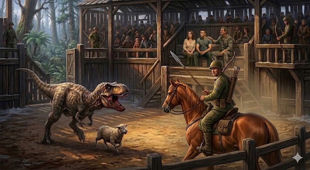 SergeyOdessa72's tweet photo. Imagine a world where prehistoric giants are your neighbors. π¦
"A cruel lesson in a wooden Colosseum. Horrible and fascinating at the same time."
#WritersCommunity #ScienceFiction #BookRequest #BookToFilm #Screenwriting https://t.co/qPsAgraCf3