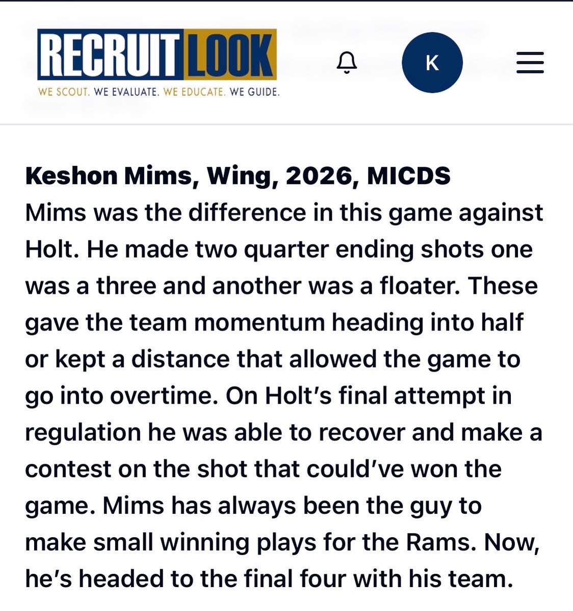 Keshon Mims tweet media