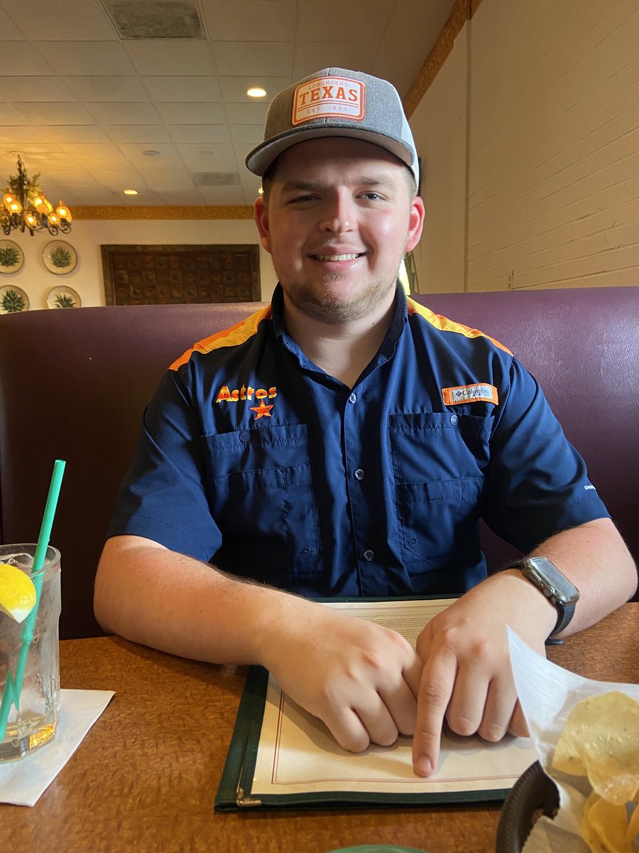 OhMyItsAlly's tweet photo. Baseball season being back makes me miss kiddo even more. That’s my baseball buddy😭🧡💙 #MomTweet https://t.co/UeBK3XMM6Q