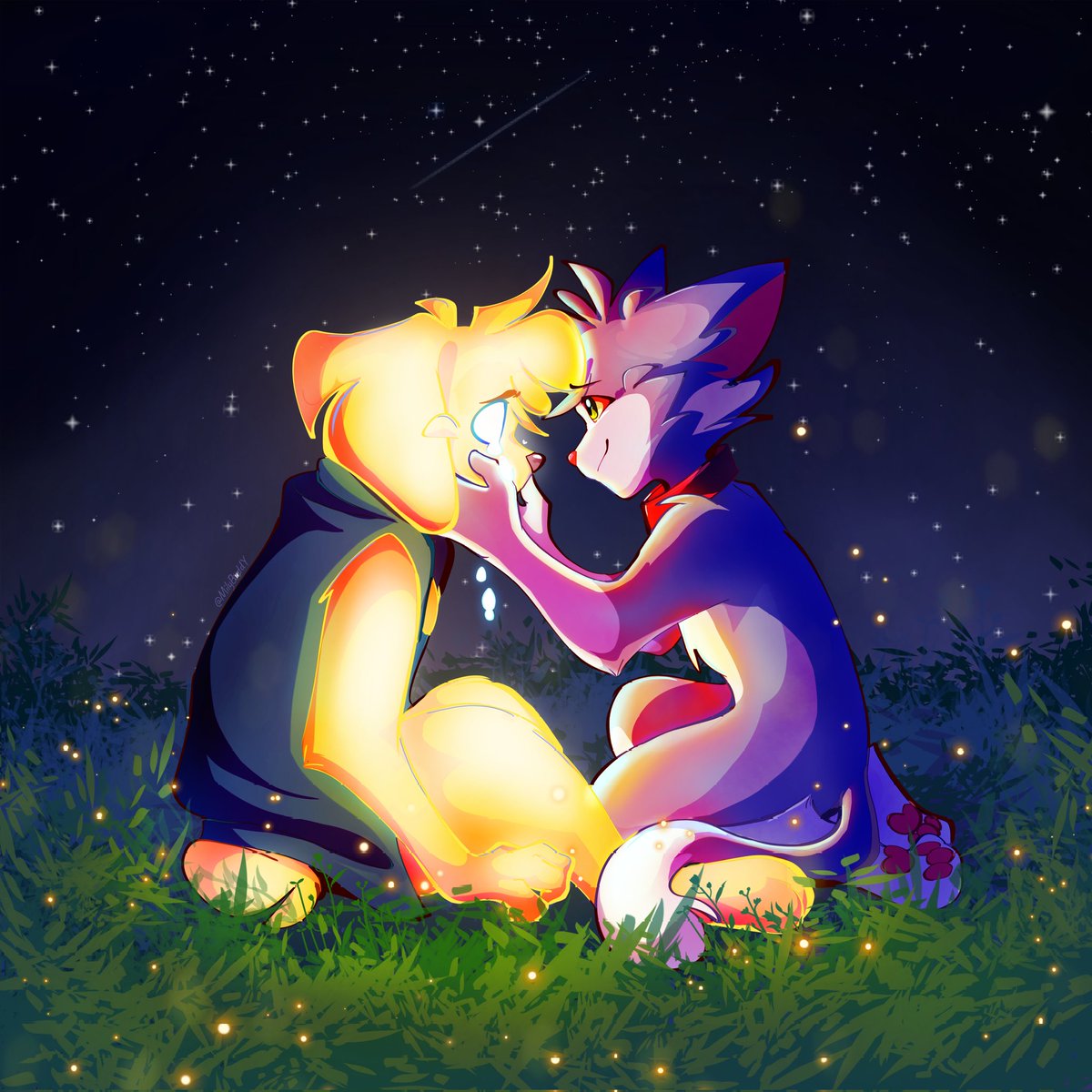 Día 2: [Estrellas]
💚...💛
“Hey… look at me It’s okay.”
#mikenixweek2026