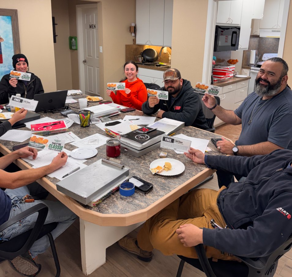 AtWorkFreebies's tweet photo. Big News + Big Flavor Wingstop is bringing the heat — and we’re just getting started.

Loving all the photos from our At-Work Freebies network. Team lunches and employees showing off the offers. More programs + fresh offers are on the way to select workplaces!
#AtWorkFreebies https://t.co/6Vt9XMkN7T