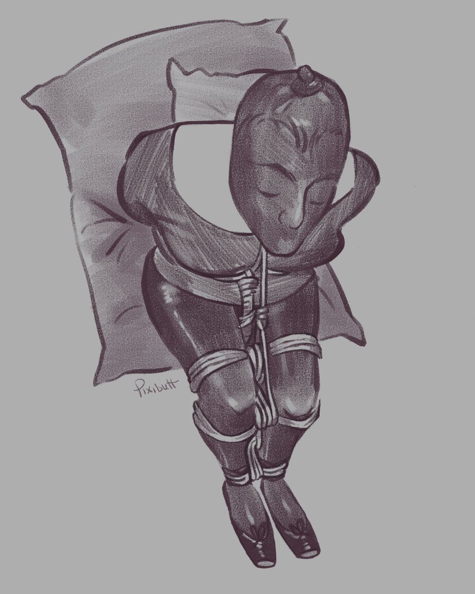 kinky nylon bondage comm for someone :)