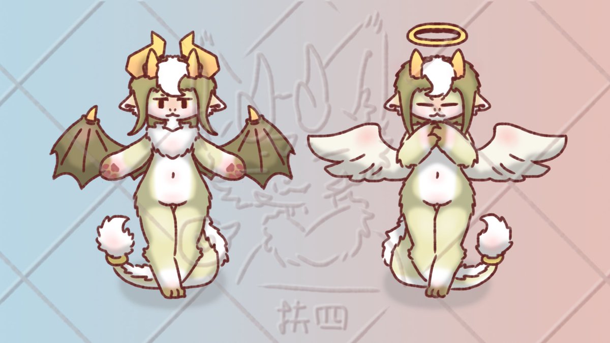 💙要和恶魔还是天使签订契约呢？❤️
💜还是说.....你有双管齐下的信心？💜