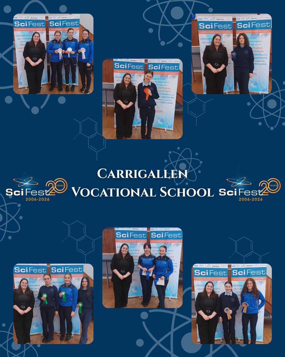 SciFest4STEM's tweet photo. Congratulations to @carrigallenvs for hosting their SciFest@School fair today🎉
It was fantastic to see so many interesting projects and the effort that went into them. A big thank you to the students and teachers who made it happen. 👏
#SciFestatSchool #SciFest #Schoolfair https://t.co/q0IOk9DyGl