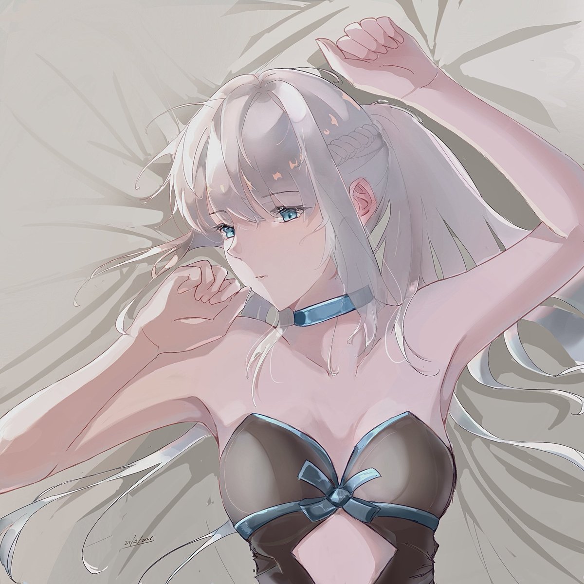 ベッドを描くのが難しい。。。
#fgo 
#モルガン