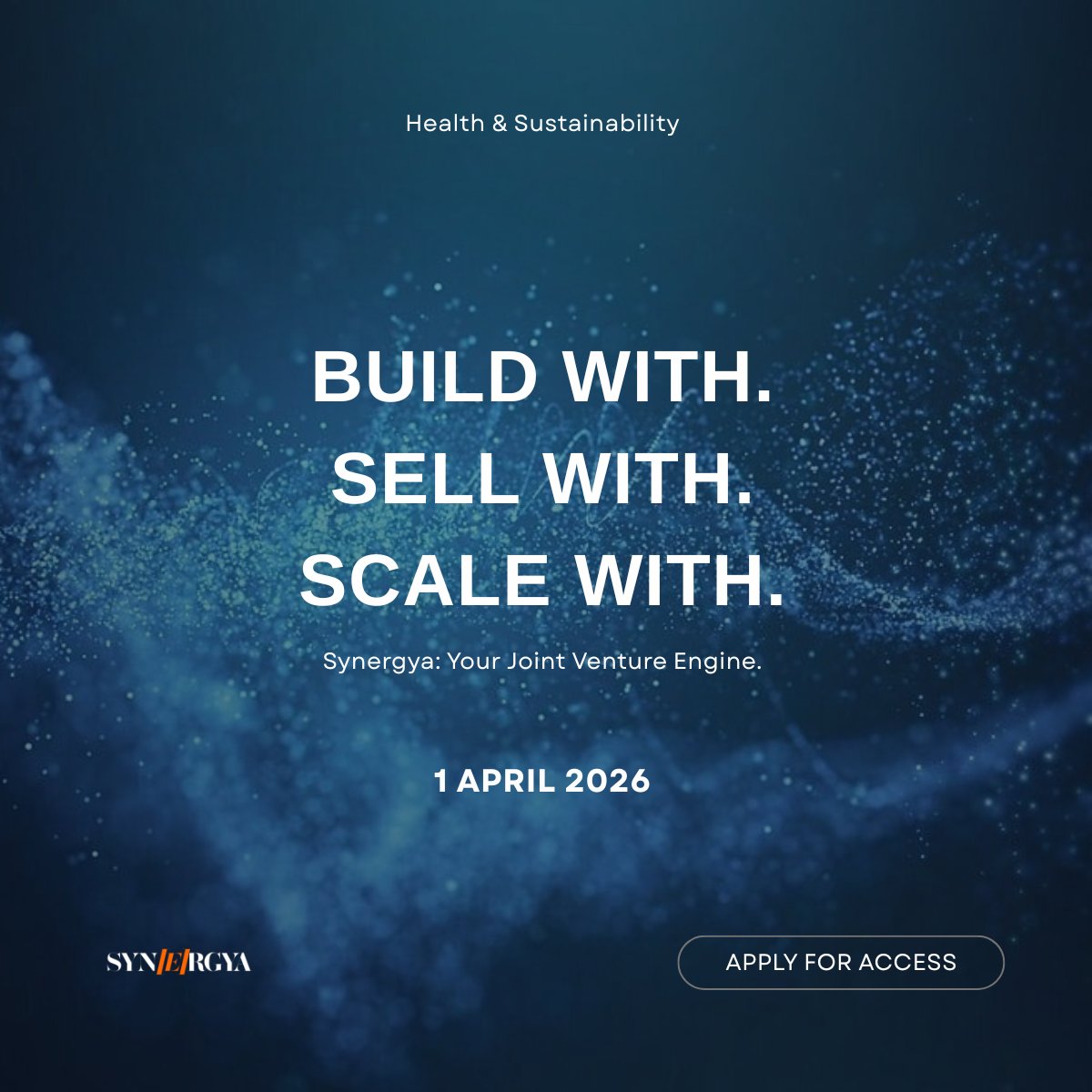 synergya_io's tweet photo. Stop the hype. Join the ecosystem where Ventures meet their Strategic Multiplier.

Scale your Health &amp; Sustainability startup with global leaders.

📅 Launch: April 1.
📩 Apply: https://t.co/6iyTl1VCuK https://t.co/haJfKxjuAl
