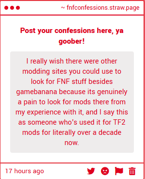 FNF' Confessions/News tweet media