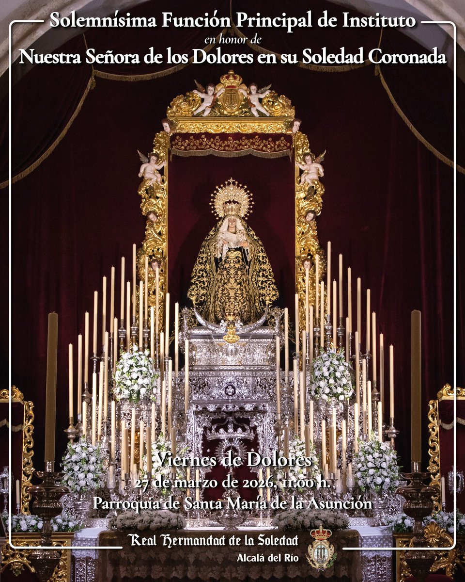 Hermandad de la Soledad de Alcalá del Río tweet media