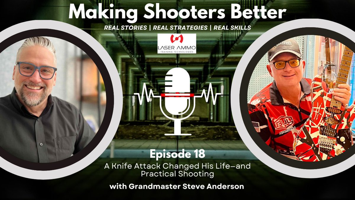 LaserAmmoUSA's tweet image. A Knife Attack Changed His Life—and Practical Shooting: Grandmaster Steve Anderson

A smart conversation with one of the most respected voices in practical shooting.

laserammo.com/podcasts/a-kni…

#MakingShootersBetter #SteveAnderson #USPSA #DryFire #MentalGame