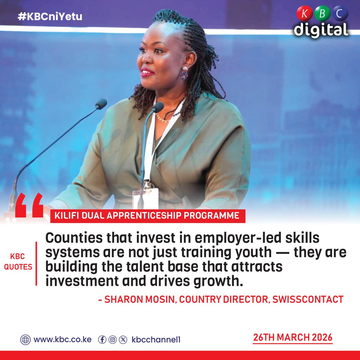 KBC Channel 1 News tweet media