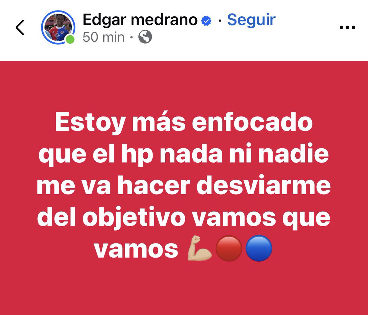 RevistaLaGsv's tweet photo. 🚨 ¿QUIEREN DESESTABILIZAR A FAS? 

Algunos medios soltaron que Edgar Medrano no seguiría… pero el colombiano ya respondió en sus redes sociales.

FAS invicto y líder… ¿casualidad o presión externa? 🔥

#FAS #FutbolSV #LigaSalvadoreña https://t.co/YKyTSpW31F