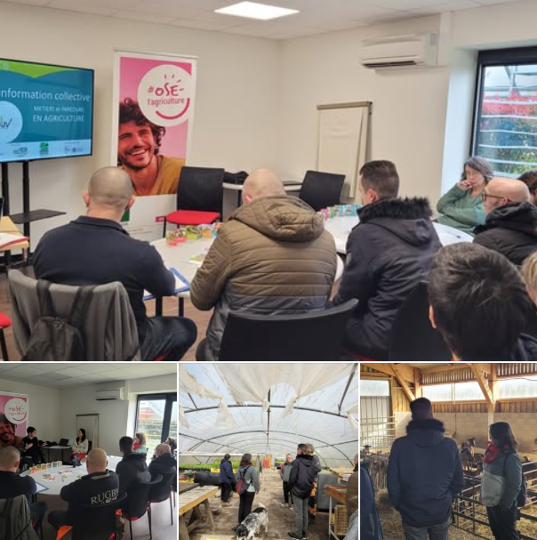 AnefaMayenne's tweet photo. Ce matin information collective à France Travail Laval St Nicolas merci à Mme Racine agricultrice pour son témoignage, suivi l'après-midi de 2 visites d'exploitations avec 3 ateliers de transformation merci à Mr De Vink et, à EARL du Maine merci aux gérants pour leur accueil👍 https://t.co/NxV3XKbYXg