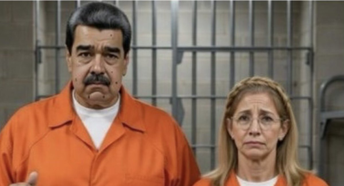 freddyzur's tweet image. 🚨 La audiencia judicial de Nicolás Maduro y Cilia Flores comenzó en Nueva York. Ambos llegaron con uniforme de prisioneros y audífonos de traducción. Enfrentan cargos de narcoterrorismo. #Maduro #CiliaFlores #JusticiaEEUU