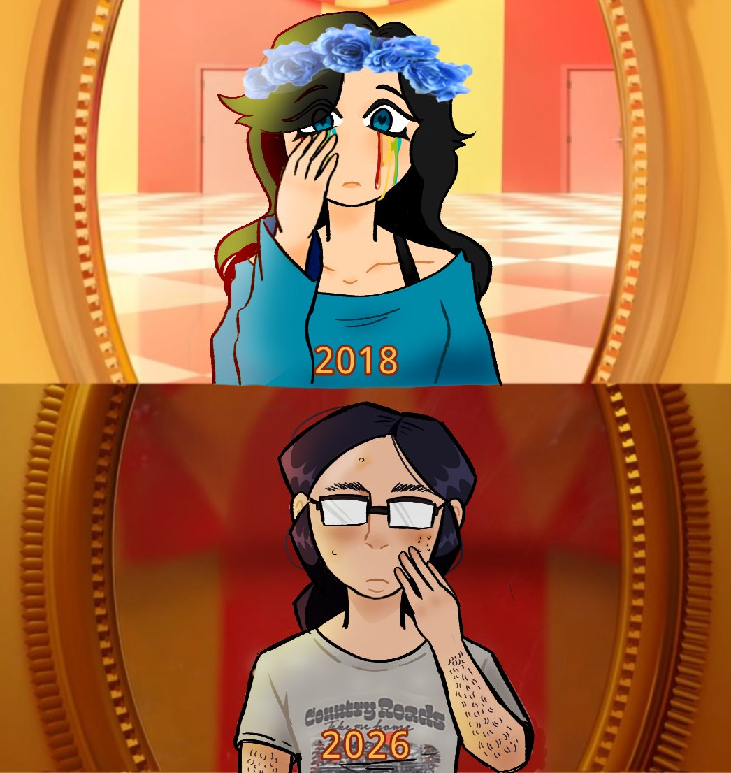 les_drawss's tweet image. I feel like somebody will recognize my old sona😥

#theamazingdigitalcircus #selfinsert